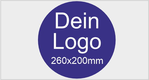 Dein Bügelbild Logo 260x200mm