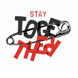Bügelbild Stay Toge