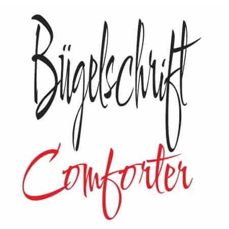 Bügelschrift Comforter T-Shirts Pullover Bodys