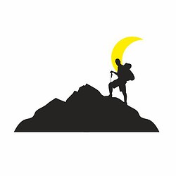 Bügelbilder Hobby Wandern