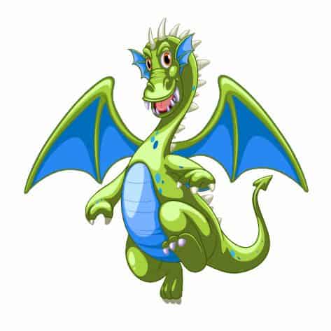 Bügelbilder Tiere Drache