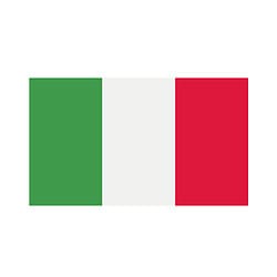 Bügelbilder Länderflaggen Italien
