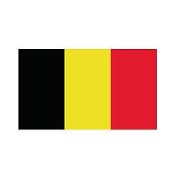 Bügelbilder Länderflaggen Belgien