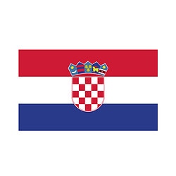 Bügelbilder Länderflaggen Kroatien
