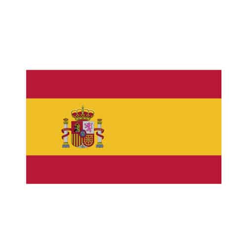 Bügelbilder Länderflaggen Spanien