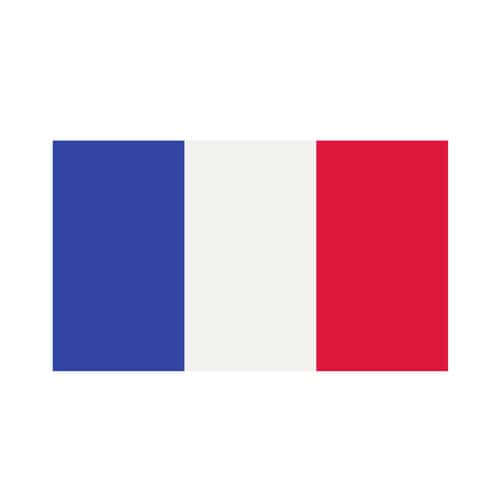 Bügelbilder Länderflaggen Frankreich